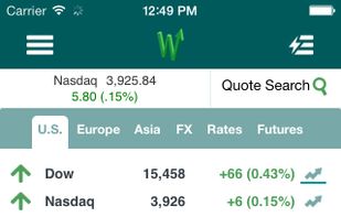 MarketWatch screenshot 1