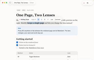 Intuitive text formatting