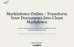 Markitdown Online screenshot 1