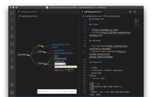 Markmap screenshot 1