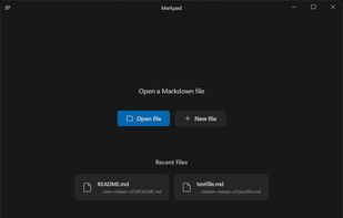 Home view on Windows