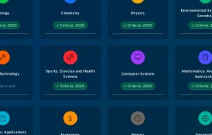 Wide range of available subjects