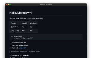MarkView screenshot 1