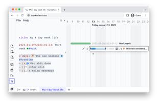 Markwhen screenshot 2