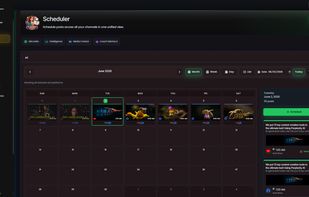 Schedule, manage, and publish social media content from one organized calendar.
