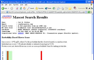 Result-Peptide Summary Report