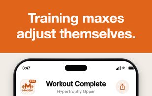 Autoregulation: Rule-based weight and repetition adjustments based on workout performance.