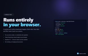 Runs entirely in your browser with local processing.