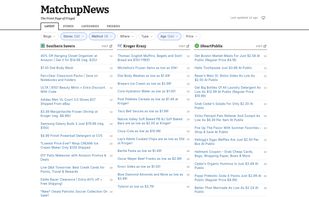 Homepage with all the blogs