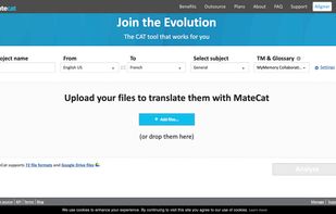 MateCat screenshot 1