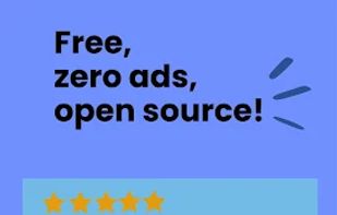 Free, zero ads, open-source!