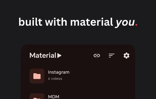 Material Player screenshot 1