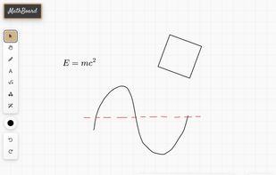 Math whiteboard for teachers and tutors