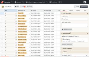 Mathesar screenshot 3