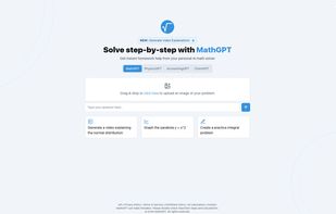MathGPT screenshot 1