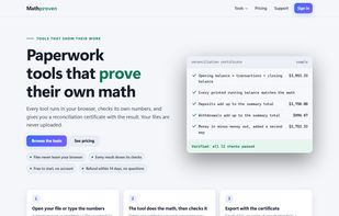 Mathproven screenshot 1