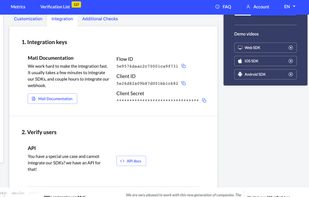 Mati - Select Integration Method