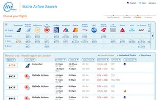 Matrix (airfare search) screenshot 1
