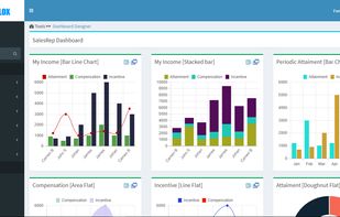 Bar Line Chart
Stacked bar
Animation Dashboard to track Individual performance