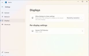 Display configuration