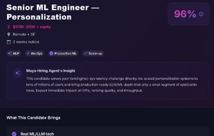 Maya Hiring Agent screenshot 3