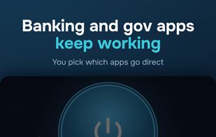 Split tunneling: choose which apps go directly