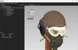 Viewing glTF file containing textures