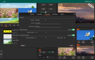 Settings - Streaming