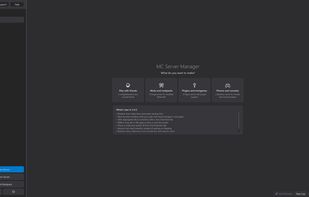 welcome screen