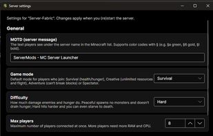 MC-ServerLauncher screenshot 3