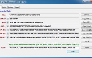 MD5 & SHA Checksum Utility screenshot 1