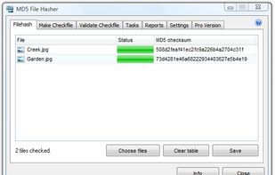MD5 File Hasher screenshot 1