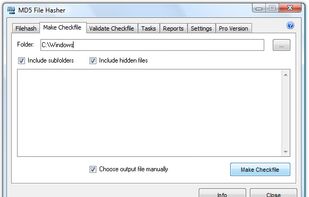 MD5 File Hasher screenshot 1