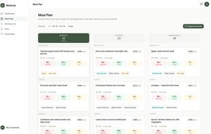 Mealody Meal Planner screenshot 1