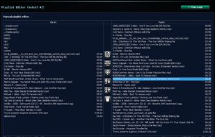 Playlist editor