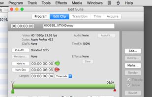 Media100 screenshot 2