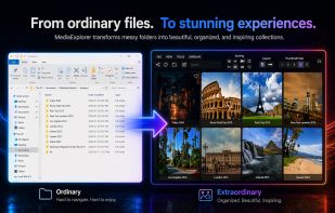 Transform your File Explorer into a Visual Experience. No import needed