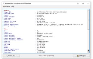 MediaInfoXP screenshot 1