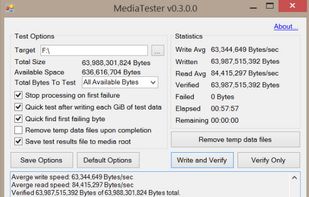 MediaTester screenshot 1