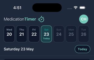 Today view gives you visibility of your family's medication and health reading routine