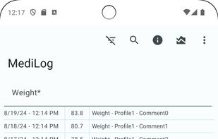 MediLog screenshot 1