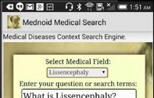 Mednoid Medical Search screenshot 1