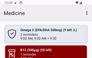 MedTimer screenshot 1