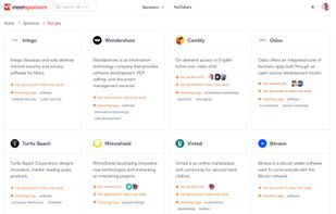 Meet Sponsors screenshot 1