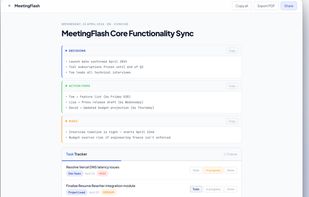 MeetingFlash screenshot 2