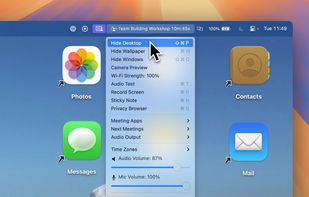 MeetingMenu screenshot 1