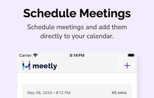  Meetly - Video Meetings screenshot 3