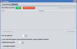 Megabasterd screenshot 2