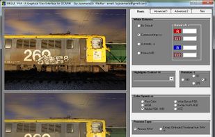 MEGUI - GUI for DcRaw screenshot 1