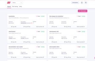 Meilisearch screenshot 1